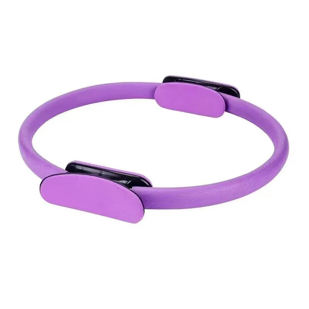 6 Colours Pilates Yoga Ring Magic Circle Fitness Equipment for Toning Slim Legs - Purple