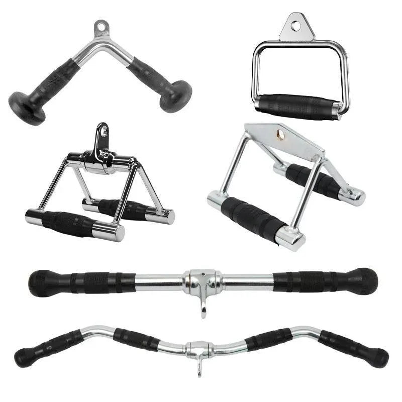 Tricep Press-Down Bar - Cable Pulley Attachment LAT Pull Down (1 Piece)