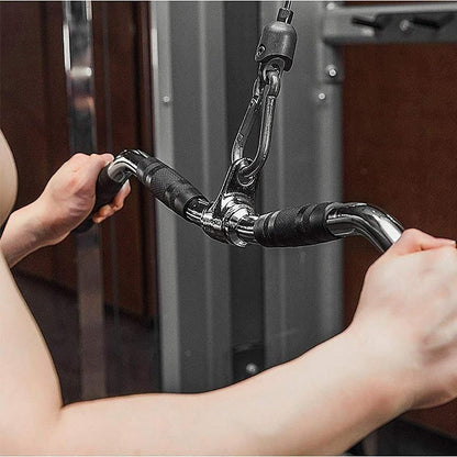 Tricep Press-Down Bar - Cable Pulley Attachment LAT Pull Down (1 Piece)