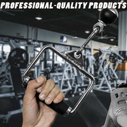 Tricep Press-Down Bar - Cable Pulley Attachment LAT Pull Down (1 Piece)