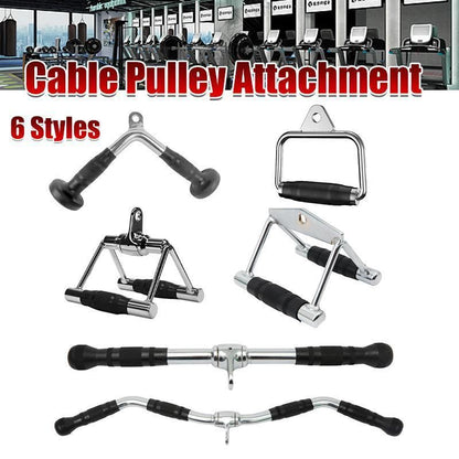 Tricep Press-Down Bar - Cable Pulley Attachment LAT Pull Down (1 Piece)