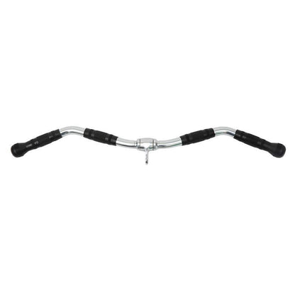 Cable Pulley Attachment Tricep Rope V Grip LAT Pull Down Gym Accessory - Revolving Straight Bar