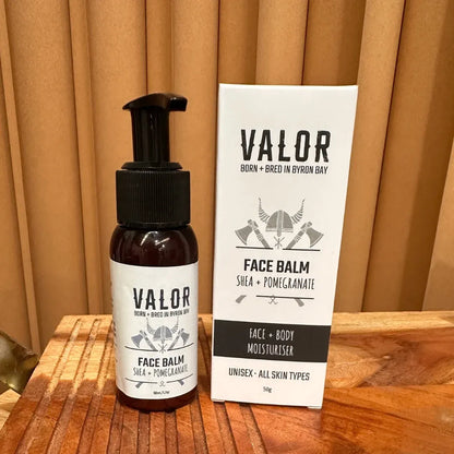 Valor Face Balm (Shea and Pomegranate)