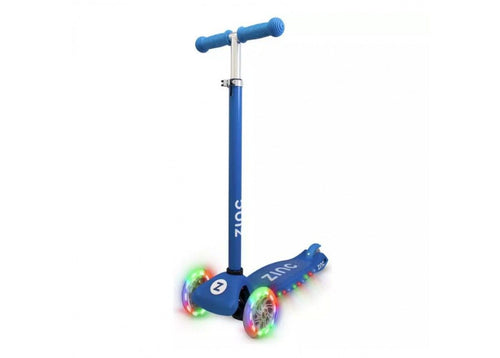 Zinc Non Folding T-Motion Strobe Junior Tri Scooter Blue