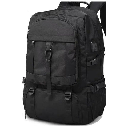 80L Mens Travel Backpack Waterproof  Black