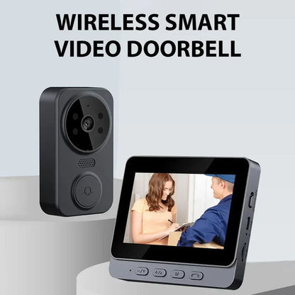 Wireless Visual Intercom Doorbell With Hd Screen