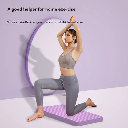 4CM Ultra-Thick NBR Yoga Fitness Support Pad Purple