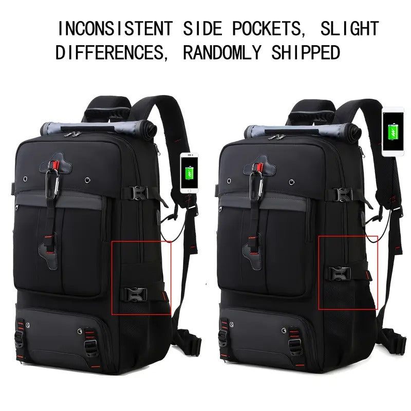 50L Hiking Backpack with Shoe Compartment
