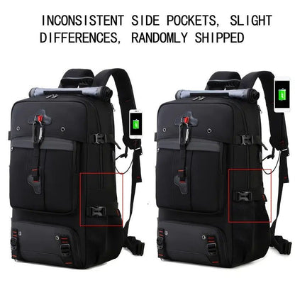 50L Hiking Backpack with Shoe Compartment