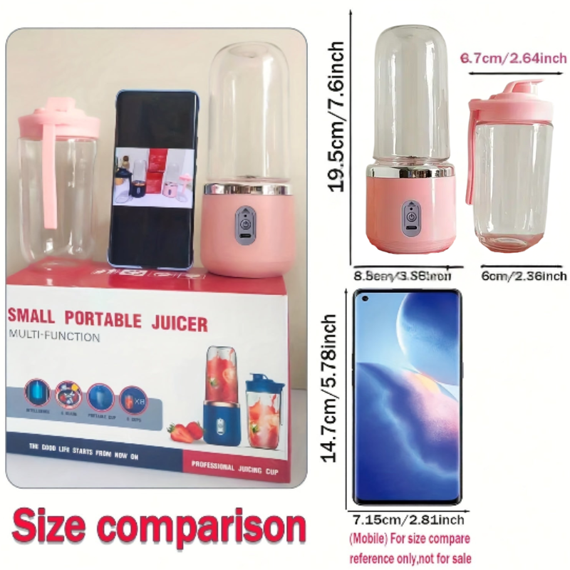 USB Mini Portable Blender for Smoothies & Juices