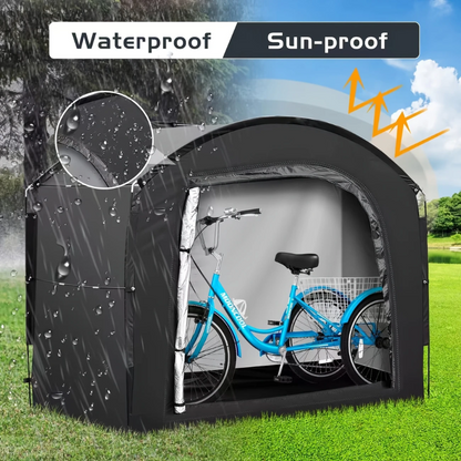 4-Bike Waterproof Outdoor Storage Tent Cover