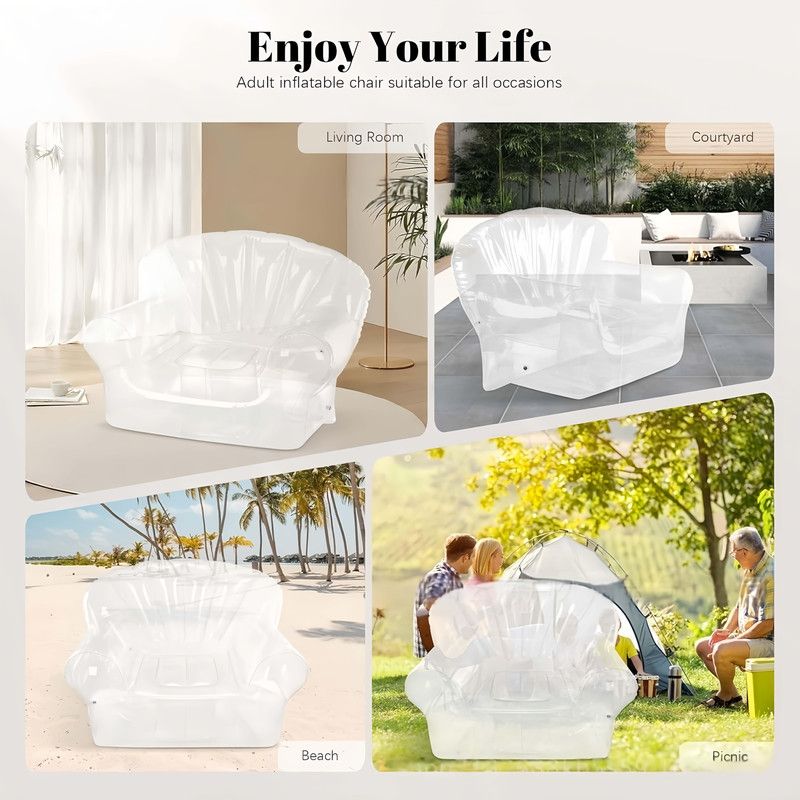 Transparent Sofa Toy Storage Seat Organizer
