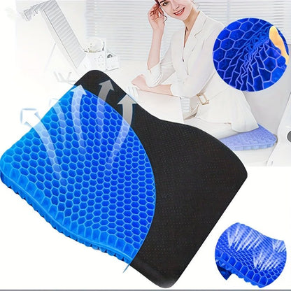 Ultra-Comfort Gel Seat Cushion for Office & Car