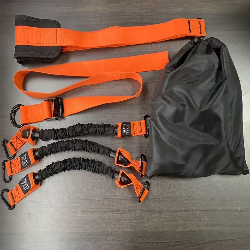 Adjustable Pull-Up Assist Belt with Resistance Band