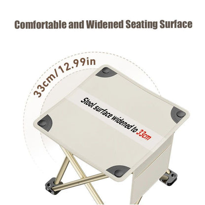 Outdoor Portable Folding Stool White