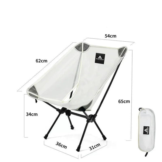 2pcs Outdoor Moon Chairs White