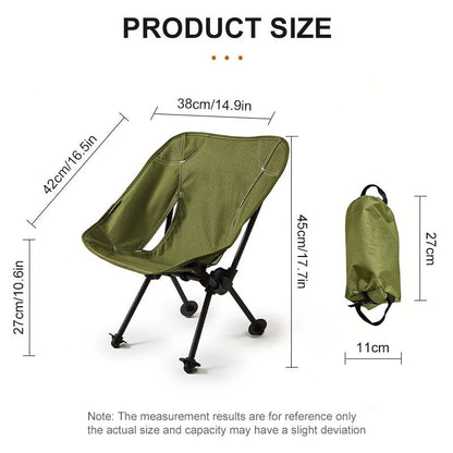 Childrens Camping Moon Chair Green