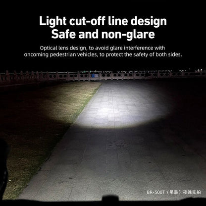 500 Lumen USB-C Rechargeable Bike Light Black