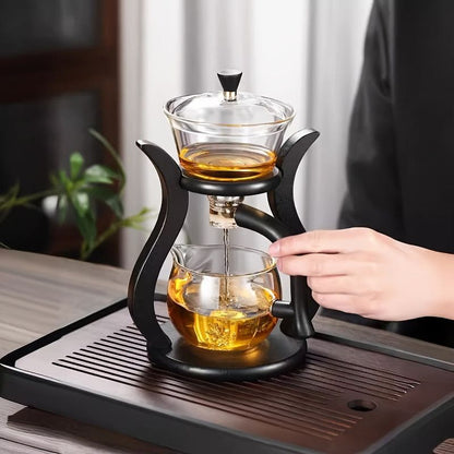 Lazy Kung Fu Glass Teapot Set with Infuser