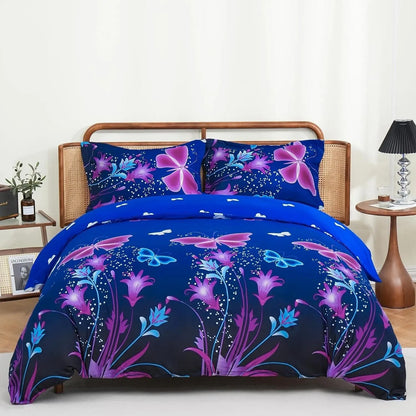 1000TC Stripe Siena Willow Quilt / Doona / Duvet Cover set