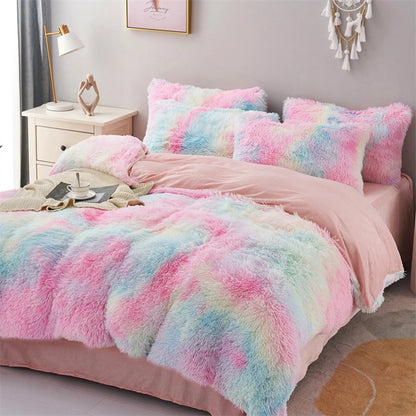 Tie Dye Avignon Botanical Quilt / Doona / Duvet Cover set