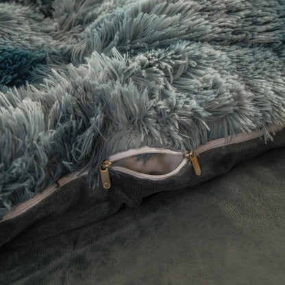 Slate Peluche Cloud Haven Quilt / Doona / Duvet Cover set