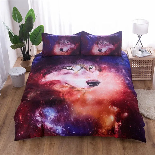 Lupo Cosmic Ember Gaze Quilt / Doona / Duvet Cover set