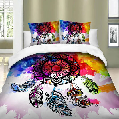 Colorful Dreamcatcher Estelle Ivy Quilt / Doona / Duvet Cover set