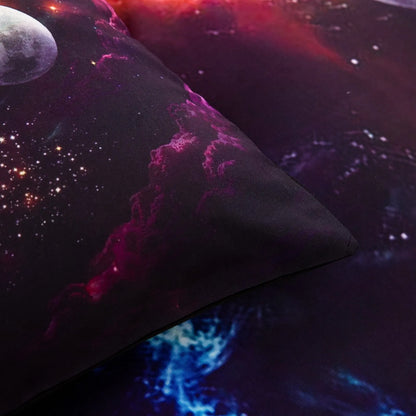 Cosmo Nebula Planet Blaze Quilt / Doona / Duvet Cover set
