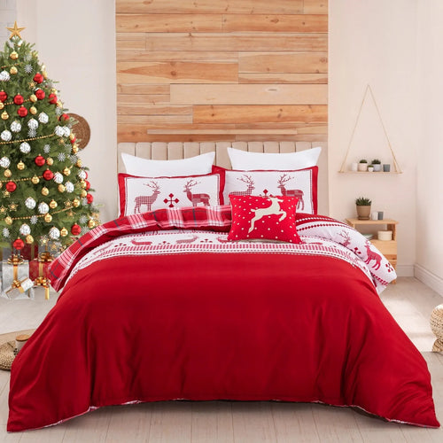 Christmas Maribel Paisley Quilt / Doona / Duvet Cover set