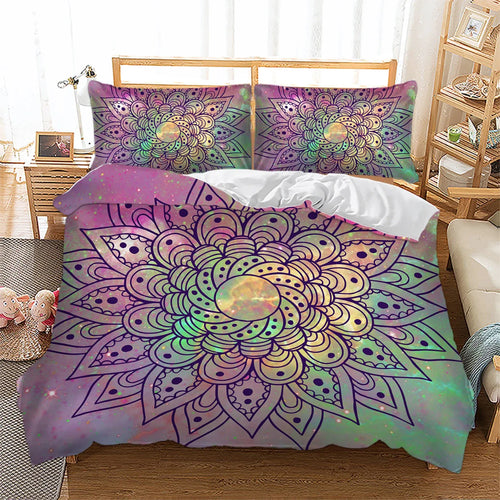 Galaxy Mandala Fiore Dream Quilt / Doona / Duvet Cover set