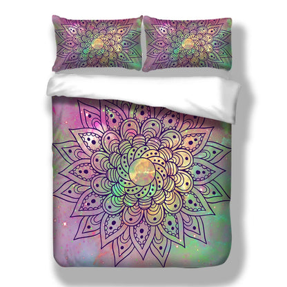 Galaxy Mandala Fiore Dream Quilt / Doona / Duvet Cover set