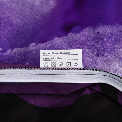 Viola Dark Elegant Rose Bloom Quilt / Doona / Duvet Cover set