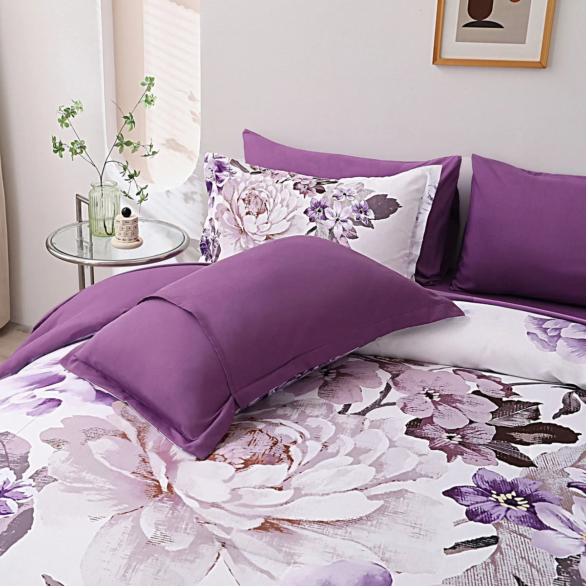 Purple Bloom Isadora Paisley Quilt / Doona / Duvet Cover set