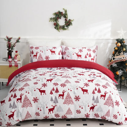 Christmas Santa Como Dahlia Quilt / Doona / Duvet Cover set