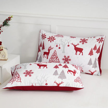 Christmas Santa Como Dahlia Quilt / Doona / Duvet Cover set