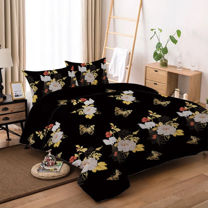 Black Sorrento Marigold Quilt / Doona / Duvet Cover set