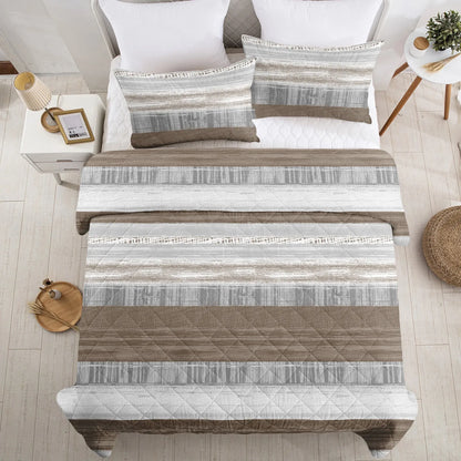 Stripe Bellagio Bloomscape Quilt / Doona / Duvet Cover set