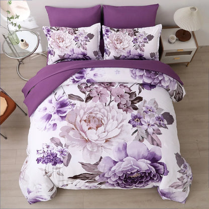 Purple Bloom Rosaline Eden Quilt / Doona / Duvet Cover set