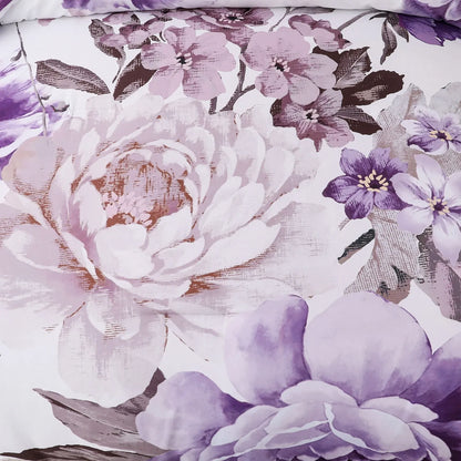 Purple Bloom Rosaline Eden Quilt / Doona / Duvet Cover set