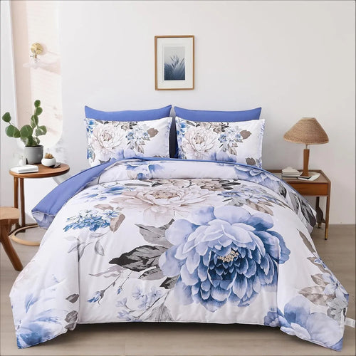 Blue Bloom Seraphine Ivy Quilt / Doona / Duvet Cover set