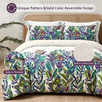Marble Leaf Solenne Ivy Quilt / Doona / Duvet Cover set