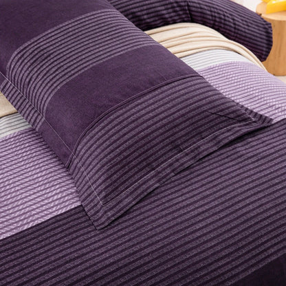 Gray Purple Amalfi Gallery Quilt / Doona / Duvet Cover set