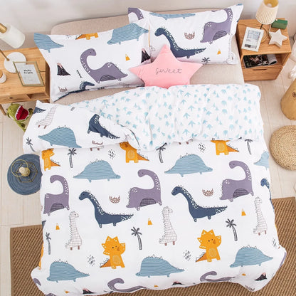 Dinosaur Noelle Leaf Quilt / Doona / Duvet Cover set