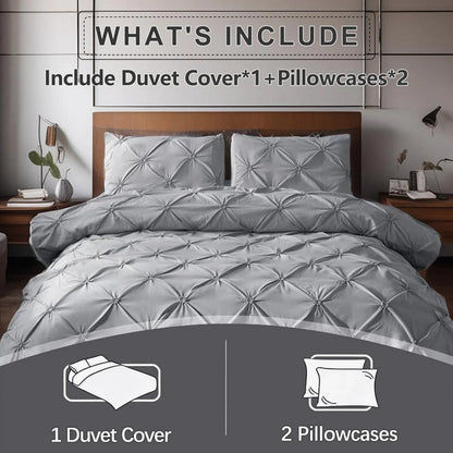 Grey Lorette Marigold Quilt / Doona / Duvet Cover set
