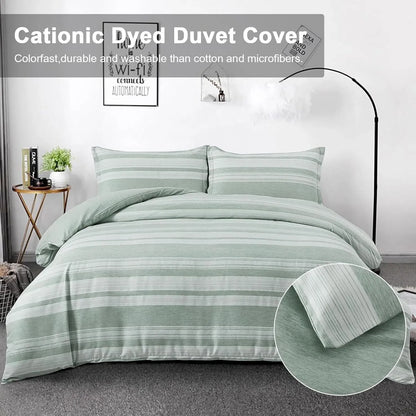 Bohemian Striped Margaux Bloomscape Quilt / Doona / Duvet Cover set