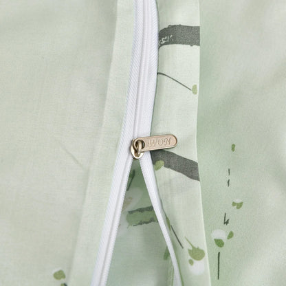 Green Alpine Botanical Quilt / Doona / Duvet Cover set