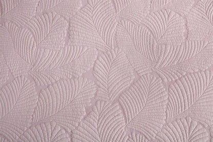 100% Cotton Embossed Blush Rose Coverlet Bedspread Set