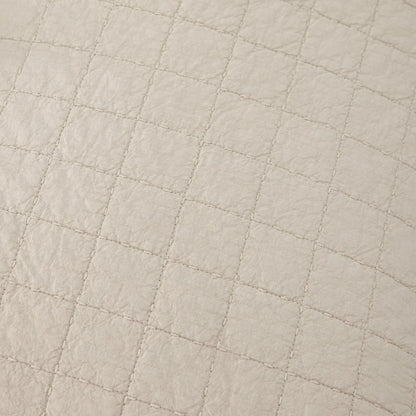 100% Cotton Embossed Cream Fringe Luxe Coverlet Bedspread Set