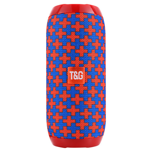 Red (cross red) Portable Bluetooth Speaker - HiFi 360 Degree Audio Wireless Mini Speaker, Support Hands-free Calling